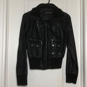 RIVER ISLAND faux leather jacket